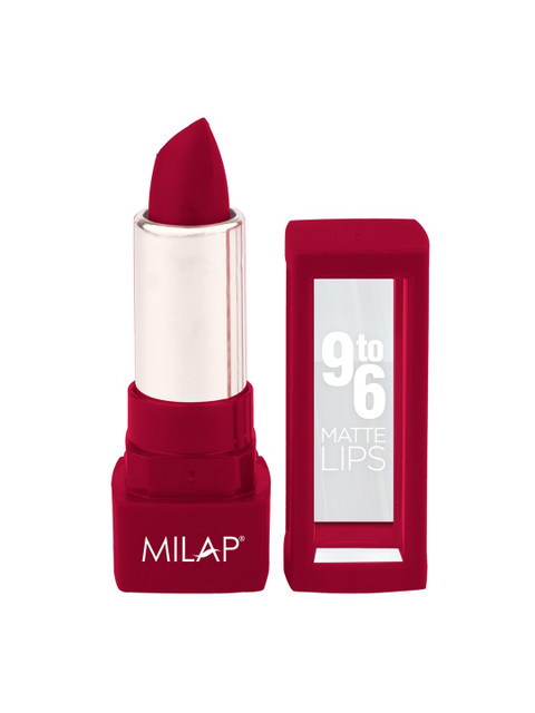 

MILAP 9to6 Long Wear Matte Lipstick - Sweet Revenge 4.2 g, Red