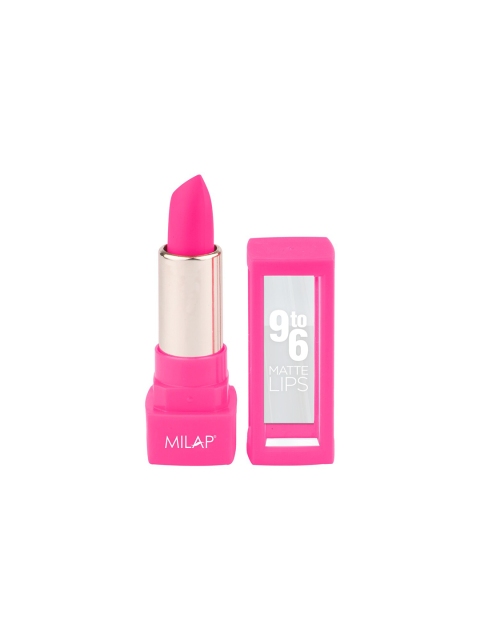 

MILAP Women Pink 9to6 Long Wear Matte Lipstick