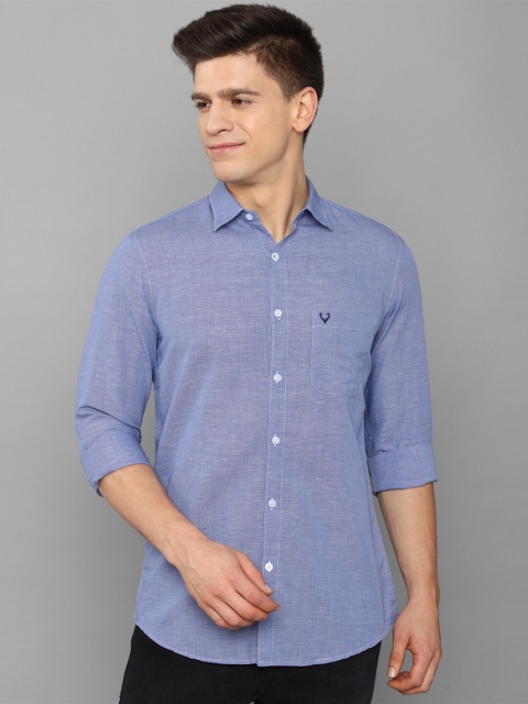 

Allen Solly Men Blue Slim Fit Casual Shirt