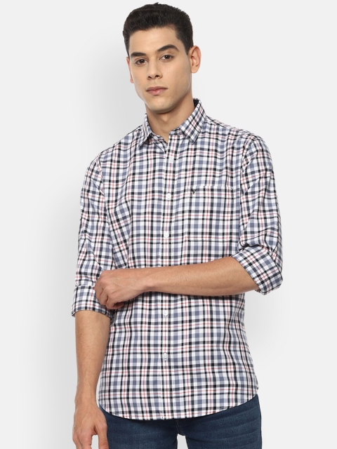 

Van Heusen Sport Men Multicoloured Slim Fit Checked Casual Shirt, Multi