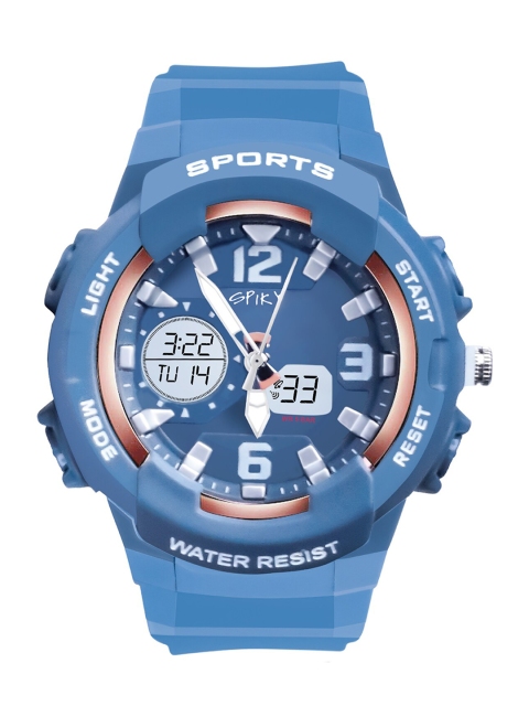 

Spiky Unisex Kids Blue Dial & Blue Straps Analogue and Digital Multi Function Automatic Watch