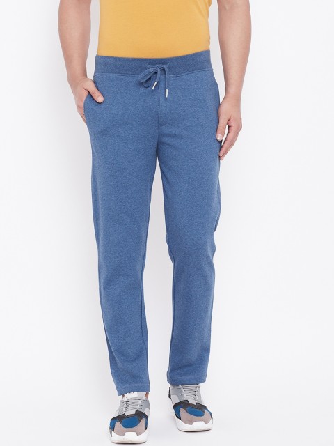 

HARBORNBAY Men Blue Solid Track Pants