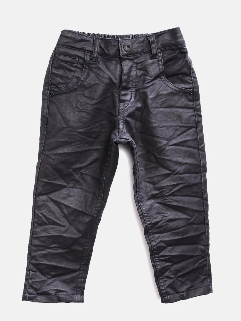 

Gini and Jony Boys Charcoal Grey Mid-Rise Clean Look Stretchable Jeans