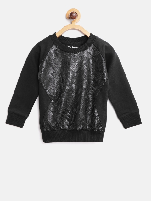 

Gini and Jony Girls Black Sequinned Sweatshirt