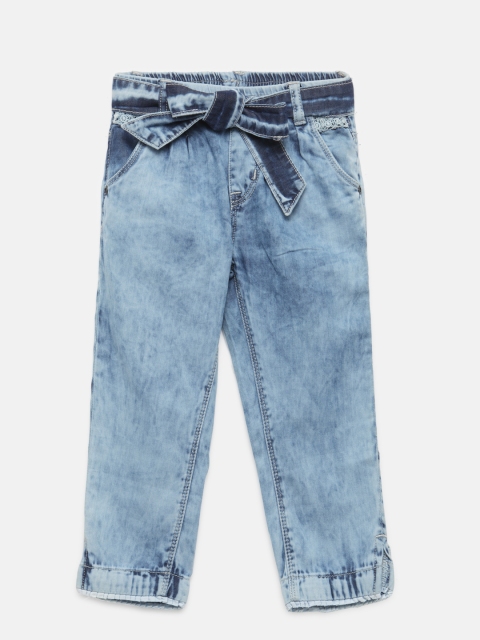 

Gini and Jony Girls Blue Regular Fit Mid-Rise Clean Look Jeans