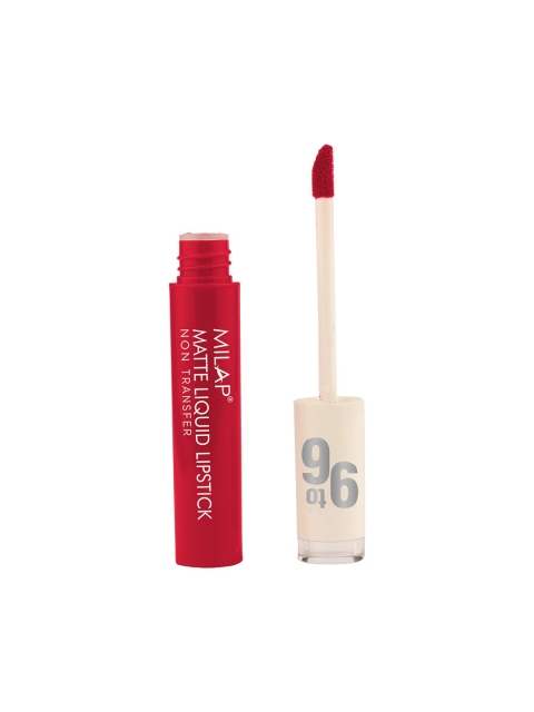 

MILAP 9to6 Matte Liquid Lipstick - Ooh La La 602 3 ml, Red
