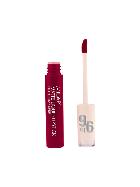 

MILAP 9to6 Matte Liquid Lipstick - Devotion,3ml, Burgundy