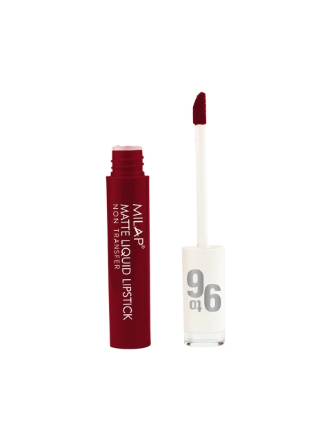 

MILAP 9to6 Matte Liquid Lipstick - Bilss Full 608 3 ml, Maroon