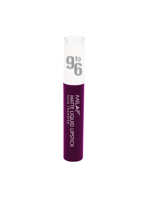 

MILAP 9to6 Matte Liquid Lipstick - Aurora, 3ml, Violet