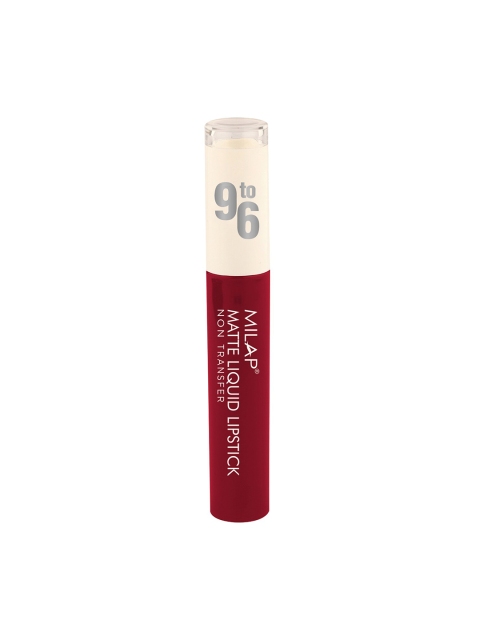 

MILAP 9to6 Matte Liquid Lipstick - Bite Me 601 3 ml, Red