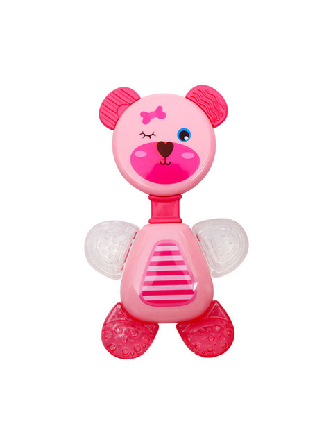 

1st Step Pink Flexi-Neck Rattle Teether