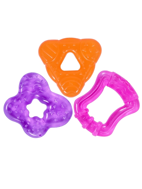 

1st Step Kids Set Of 3 Solid Water Filled Teether, Multi