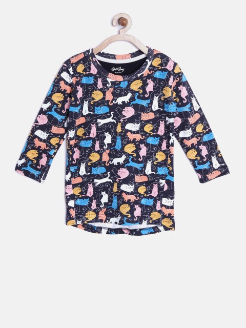 

Gini and Jony Girls Multicoloured Printed Sweatshirt, Multi