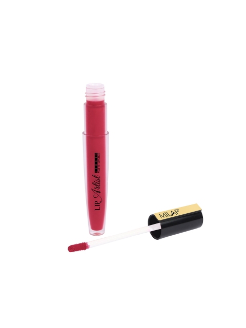 

MILAP Lip Artist Liquid Matte Lipstick-Stripped-4.2 Ml, Coral