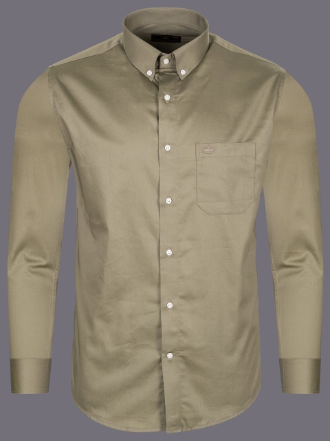 

FRENCH CROWN Men Brown Standard Formal Shirt