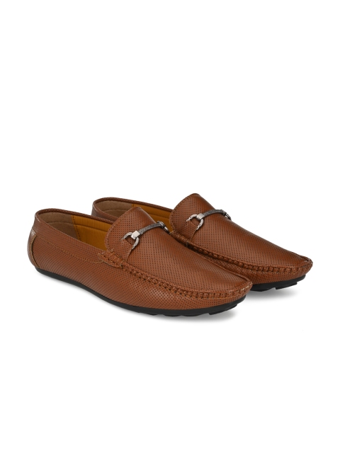 

Alleviater Men Tan Perforations Loafers