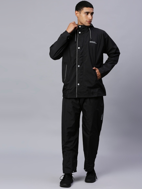 

Zeel Men Black Reversible Rain Suit