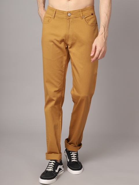 

Cantabil Men Khaki Chinos Trousers