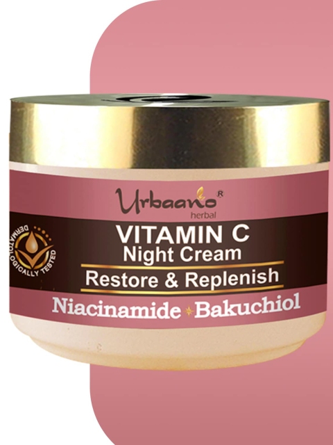 

Urbaano Herbal Adults Off White Vitamin C Night Replenish Cream - 50gm