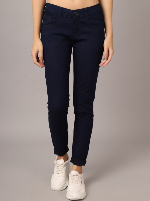 

Cantabil Women Navy Blue Skinny Fit Jeans