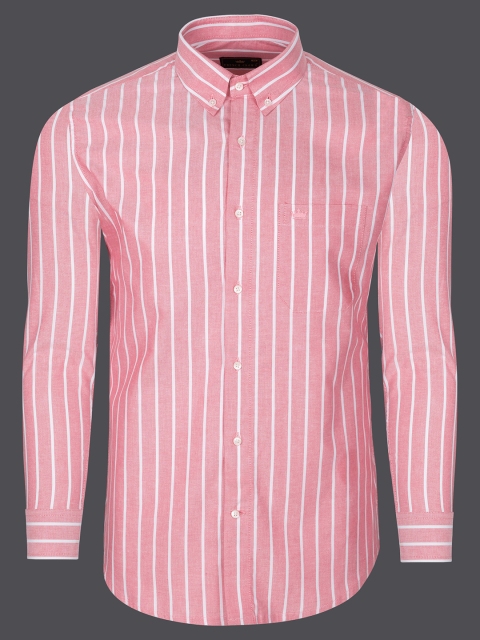 

FRENCH CROWN Men Pink Standard Formal Shirt