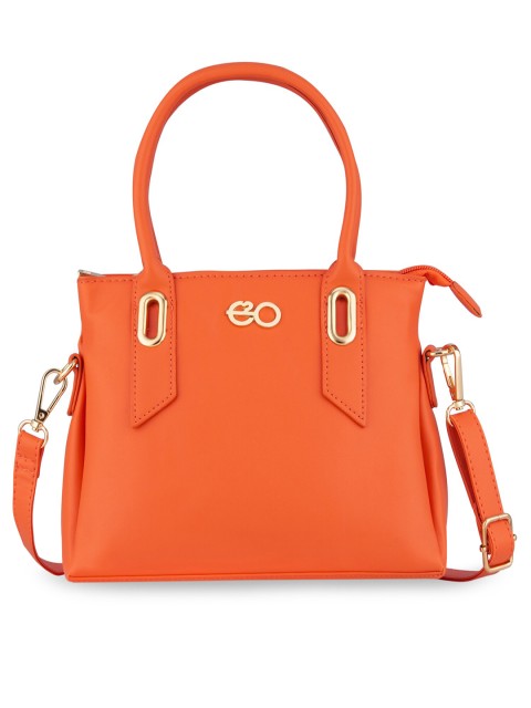 

E2O Orange PU Structured Handheld Bag