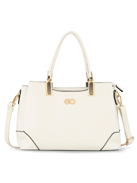 

E2O White PU Shopper Handheld Bag