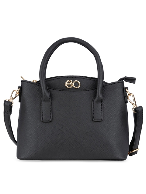

E2O Black PU Structured Handheld Bag