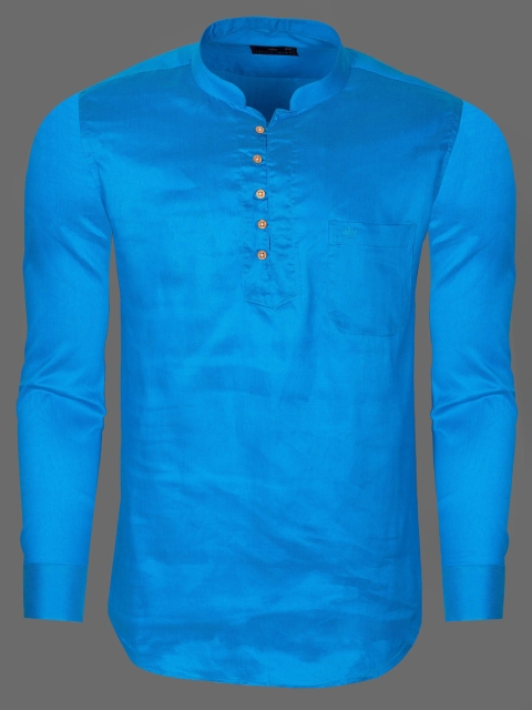 

FRENCH CROWN Men Blue Standard Casual Shirt