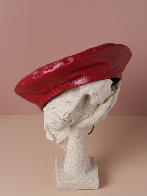 

HAUTE SAUCE by Campus Sutra Maroon Red Solid Beret Hat