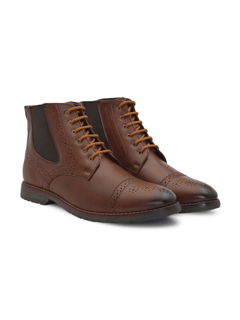 

Blammo Men Burgundy Colourblocked Fashion