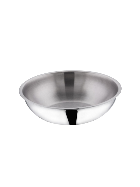 

Vinod Silver-Toned Solid Stainless Steel Kadhai 1.8 Ltr