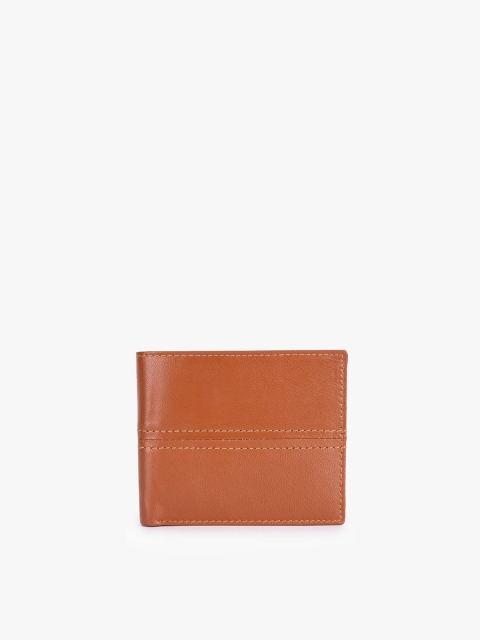 

BuckleUp Men Tan Leather Wallet