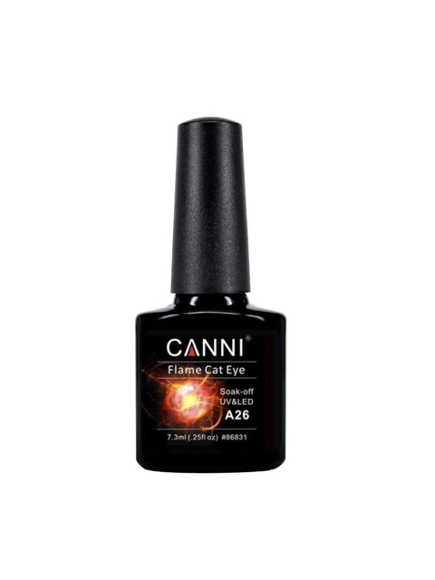 

CANNI Peacock Starry Bling Glitter Soak Off Sequins UV Nail Gel Polish - A26 7.3 ml, Multi