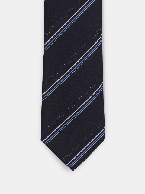 

Arrow Men Blue & White Striped Broad Tie