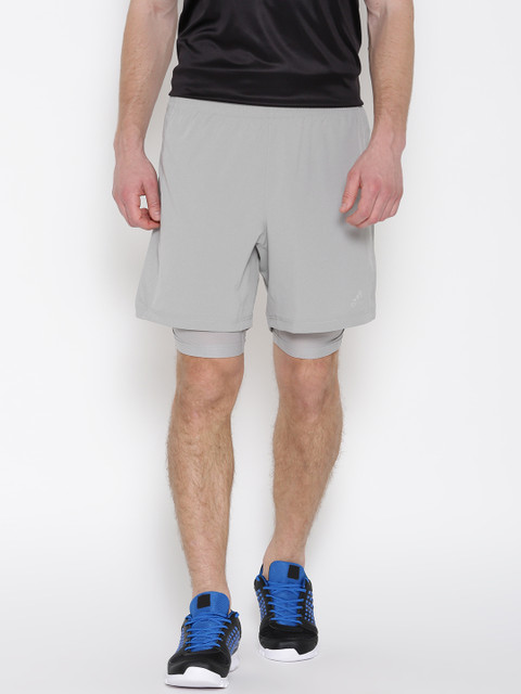 

ADIDAS Men Grey SN Dual Solid Sports Shorts