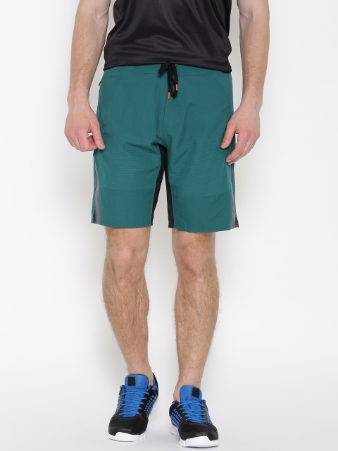 

ADIDAS Men Teal Green CRAZYTR ELIT Solid Sports Shorts