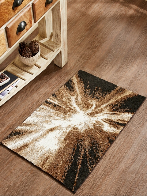 

Pano Brown Printed 2050 GSM Bath Rug