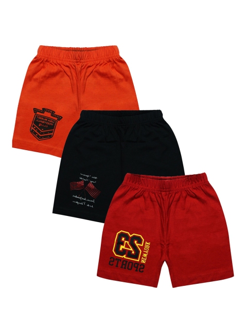 

MIST N FOGG Unisex Kids Printed Shorts, Orange