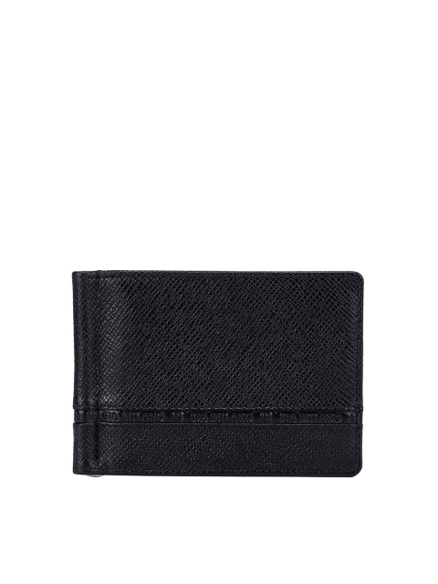 

Da Milano Men Black Leather Money Clip