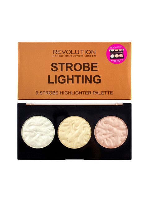 

Makeup Revolution London 3 Strobe Lighting Highlighter Palette 15 g, Cream