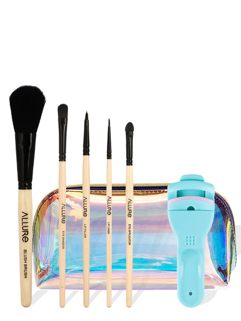 

ALLURE Women 7Pcs Makeup Brush Gift Set, Black