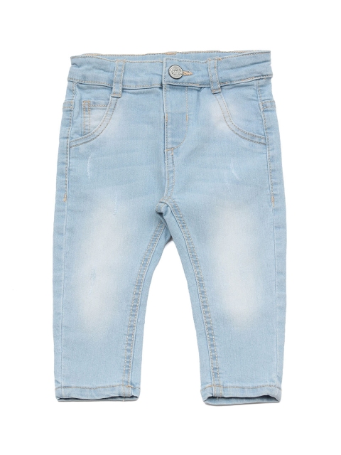 

Lil Lollipop Unisex Kids Blue Straight Fit Light Fade Jeans