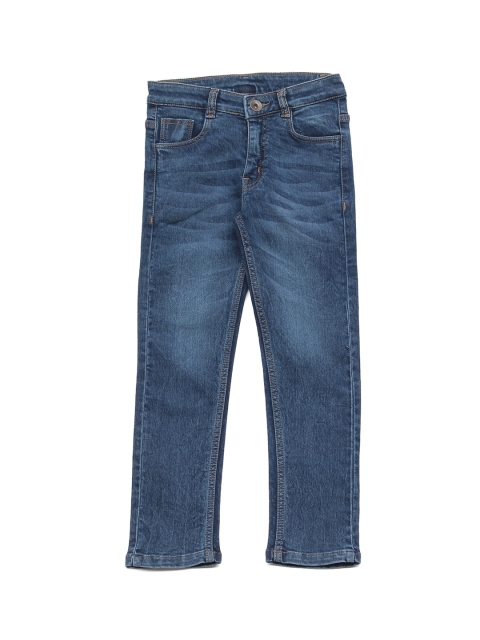 

Lil Lollipop Unisex Kids Blue Straight Fit Light Fade Jeans