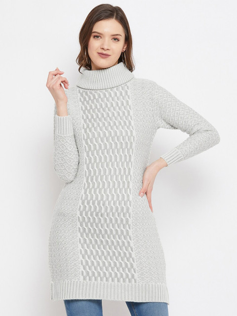 

Knitstudio Grey High Neck Tunic