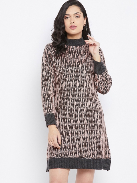 

Knitstudio Grey & Nude-Coloured women Tunic