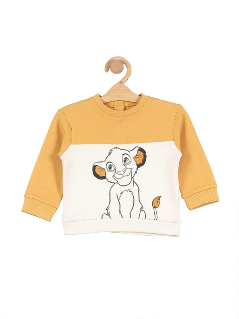 

Lil Lollipop Unisex Kids Yellow Printed Sweatshirt
