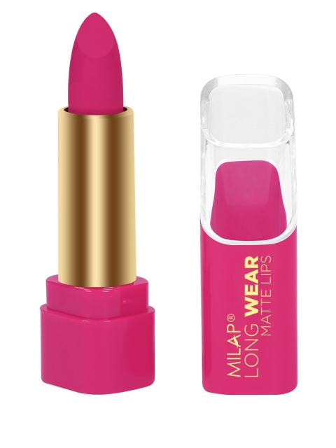 

MILAP Long Wear Matte Lipstick - Pin Up Plum 609 4.2 g, Pink