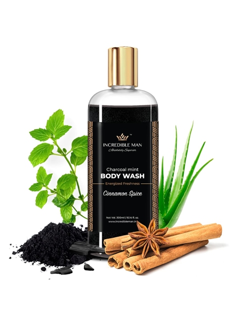 

Incredible Man Charcoal Cruelty Free Body Wash 300ml, Black