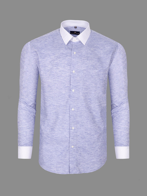 

FRENCH CROWN Men Blue Standard Formal Shirt